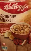 Mängden socker i Crunchy Muesli With Fruits