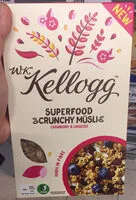 Mängden socker i Superfood Crunchy Müsli - Cranberry & Lindseed