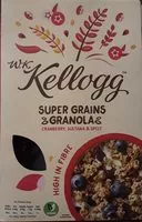 Mängden socker i Super Grains Granola