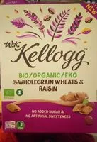 Mängden socker i Wholegrain wheats raisin