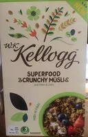 Mängden socker i Superfood Crunchy Müsli