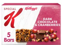 Mängden socker i Special K Bar Dark Chocolate & Cranberries 5 x