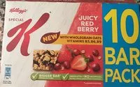 Mängden socker i Special K juicy red berry