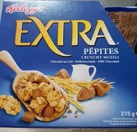 Mängden socker i Céréales Extra Mini Kellogg's Chocolat au Lait - 5x55g