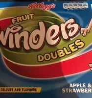 Mängden socker i Fruit winders doubles - apple, pear & strawberry