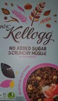 Mängden socker i Crunchy Muesli Cacao & Hazelnut