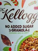 Mängden socker i No added sugar Granola raspberry apple and carrot