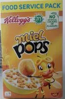 Breakfast cereals puffed corn with honey fortified with vitamins and chemical elements