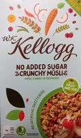 Mängden socker i Crunchy müsli