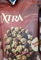Mängden socker i Kelloggs extra aux 3 fruits rouges