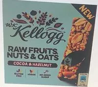 Mängden socker i Kellogg's raw fuit cacao noisette
