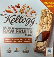 Mängden socker i Barres Céréales WKK Kellogg's Graines de Tournesol et Chia - 4x32g