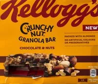 Mängden socker i Crunchy Nut Granola Bar - Chocolate & Nuts