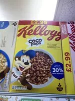 Mängden socker i Kellogg's Coco Pops
