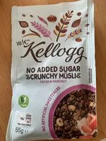 Mängden socker i crunchy müsli cacao & hazelnut