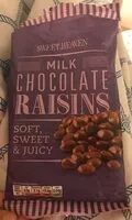 Mängden socker i Raisins enrobés de chocolat lait