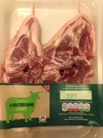 Mängden socker i 4 British lamb chops 