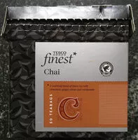 Mängden socker i Tesco Finest Chai 50 Tea Bags