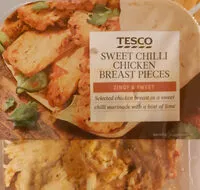 Mängden socker i sweet chilli chicken breast pieces