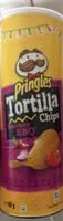Mängden socker i Pringles Tortilla Chips Smokey BBQ