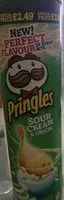 Mängden socker i Pringles sour cream & onion