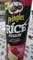 Mängden socker i Pringles rice fusion malaysian red curry