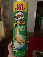 Mängden socker i Pringles Sour Cream