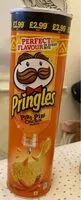 Mängden socker i Pringles piri piri chicken