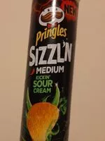Mängden socker i Pringles Sizzl'n Kickin' Sour Cream