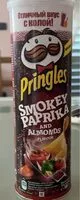 Mängden socker i Pringles smokey paprika and almonds