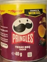 Mängden socker i Pringles (Texas Barbecue Sauce)