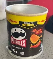 Mängden socker i Pringles hot and spicy