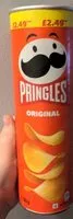 Mängden socker i Pringles original 165g