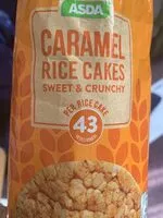 Mängden socker i Caramel rice cakes