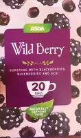 Mängden socker i Wild berry tea asda