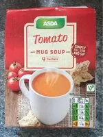 Mängden socker i Asda Tomato Mug Soup