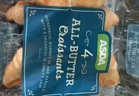 Mängden socker i All butter croissants