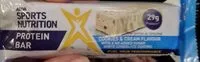 Mängden socker i Cookies and cream protein bar