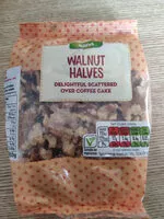 Mängden socker i Walnut Halves