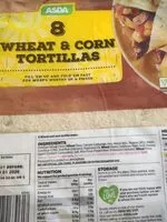 Mängden socker i Wheat & corn tortillas