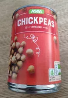 Mängden socker i Chickpeas in water