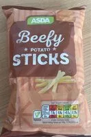 Mängden socker i Beefy potato sticks
