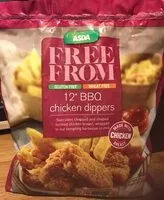 Mängden socker i Free from BBQ chicken dippers