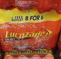 Mängden socker i Lucozade