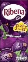 Mängden socker i Ribena Blackcurrant £1.29 PMP