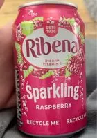 Mängden socker i Ribena sparkling raspberry