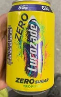 Mängden socker i Lucozade Zero Tropical