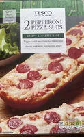 Mängden socker i Pepperoni pizza subs