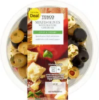 Mängden socker i Mixed Olives With Cheddar