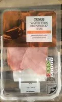 Tesco wafer thin brunswick ham